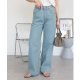 コットンデニムワイドパンツ | atONE | 詳細画像29 