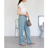 コットンデニムワイドパンツ | atONE | 詳細画像33 