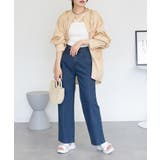 コットンデニムワイドパンツ | atONE | 詳細画像39 