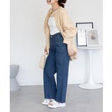 コットンデニムワイドパンツ | atONE | 詳細画像40 