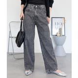 コットンデニムワイドパンツ | atONE | 詳細画像42 