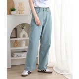 コットンデニムワイドパンツ | atONE | 詳細画像7 