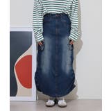 デニムカーゴスカート | atONE | 詳細画像13