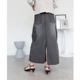 デニムカーゴスカート | atONE | 詳細画像34