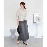 デニムカーゴスカート | atONE | 詳細画像37