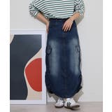 デニムカーゴスカート | atONE | 詳細画像6