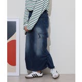 デニムカーゴスカート | atONE | 詳細画像7