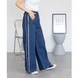 サイドフリンジワイドデニム | atONE | 詳細画像28 