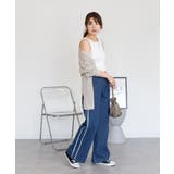 サイドフリンジワイドデニム | atONE | 詳細画像33 