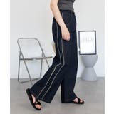 サイドフリンジワイドデニム | atONE | 詳細画像38 