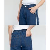 サイドフリンジワイドデニム | atONE | 詳細画像54 