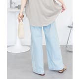 サイドフリンジワイドデニム | atONE | 詳細画像7 