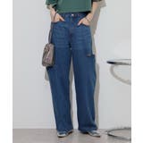 デニムダメージストレートパンツ | atONE | 詳細画像9