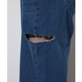 デニムダメージストレートパンツ | atONE | 詳細画像29