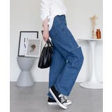 デニムダメージストレートパンツ | atONE | 詳細画像38