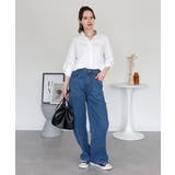 デニムダメージストレートパンツ | atONE | 詳細画像41