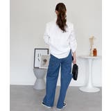 デニムダメージストレートパンツ | atONE | 詳細画像44