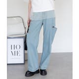 デニムダメージストレートパンツ | atONE | 詳細画像45