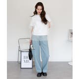 デニムダメージストレートパンツ | atONE | 詳細画像51