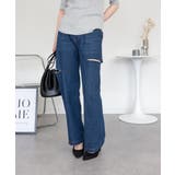 デニムダメージストレートパンツ | atONE | 詳細画像59