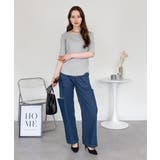 デニムダメージストレートパンツ | atONE | 詳細画像64