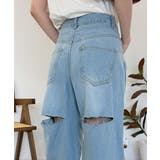 バックスリットデニムパンツ | atONE | 詳細画像10 