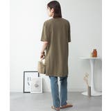 ５分袖サイドスリットロングTシャツ | atONE | 詳細画像54 