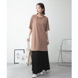 ５分袖サイドスリットロングTシャツ | atONE | 詳細画像65 