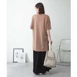 ５分袖サイドスリットロングTシャツ | atONE | 詳細画像69 