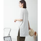 ５分袖サイドスリットロングTシャツ | atONE | 詳細画像81 