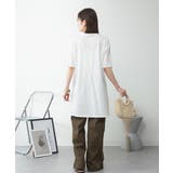 ５分袖サイドスリットロングTシャツ | atONE | 詳細画像88 