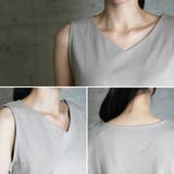 大人のVネックタンクトップ | atONE | 詳細画像10 