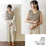 大人のVネックタンクトップ | atONE | 詳細画像3 