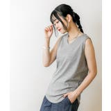大人のVネックタンクトップ | atONE | 詳細画像30 