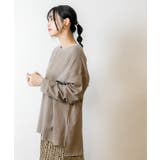 ドルマンスリーブテールカットワイドロングカットソー | atONE | 詳細画像39