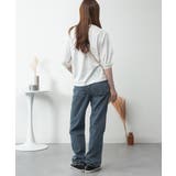 ボリューム袖ショート丈カットソー | atONE | 詳細画像10 