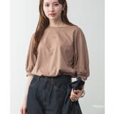 ボリューム袖ショート丈カットソー | atONE | 詳細画像12 