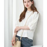 ボリューム袖ショート丈カットソー | atONE | 詳細画像1 