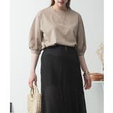 ボリューム袖ショート丈カットソー | atONE | 詳細画像23 