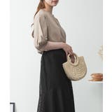 ボリューム袖ショート丈カットソー | atONE | 詳細画像25 