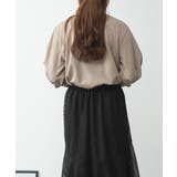 ボリューム袖ショート丈カットソー | atONE | 詳細画像26 