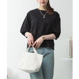 ボリューム袖ショート丈カットソー | atONE | 詳細画像43 