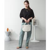 ボリューム袖ショート丈カットソー | atONE | 詳細画像46 