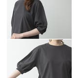 ボリューム袖ショート丈カットソー | atONE | 詳細画像56 