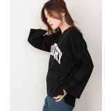 プリントTシャツ 長袖 カットソー レディース カジュアル ワイドアーム | atONE | 詳細画像17