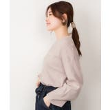 プリントTシャツ 長袖 カットソー レディース カジュアル ワイドアーム | atONE | 詳細画像23