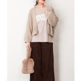 プリントTシャツ 長袖 カットソー レディース カジュアル ワイドアーム | atONE | 詳細画像38