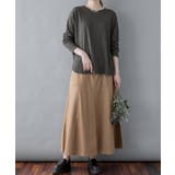 ラウンドヘム サイドスリット ロングTシャツ | atONE | 詳細画像37 