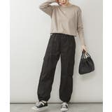 ラウンドヘム サイドスリット ロングTシャツ | atONE | 詳細画像30 