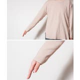 ラウンドヘム サイドスリット ロングTシャツ | atONE | 詳細画像47 